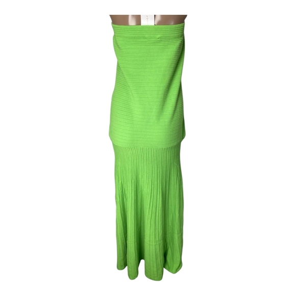 Line & Dot Arlo Tube Dress in Electric Green  New With Tags Sz Large - Picture 6 of 11